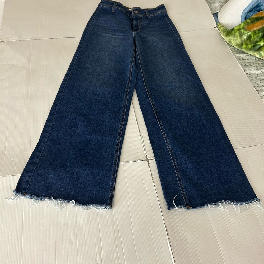 Oat New York Flare Jeans - Deep Blue - Picture 9 of 11